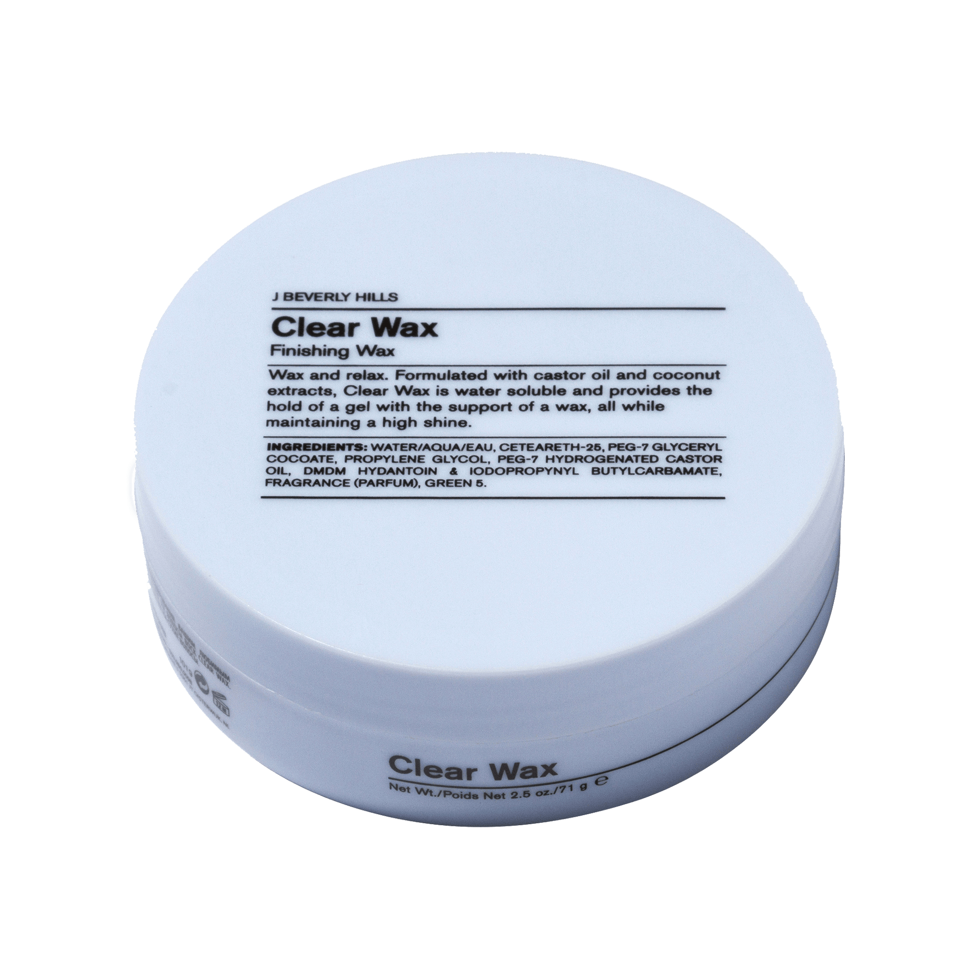 J Beverly Hills - Clear Wax - 71g
