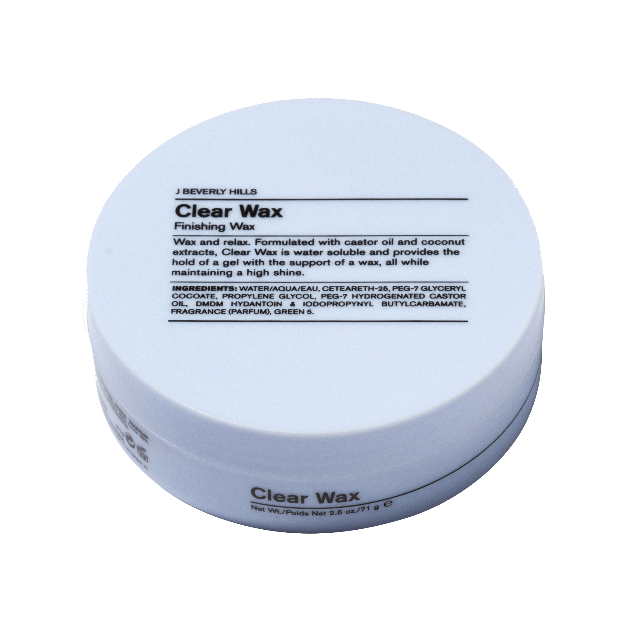 J Beverly Hills - Clear Wax - 71g