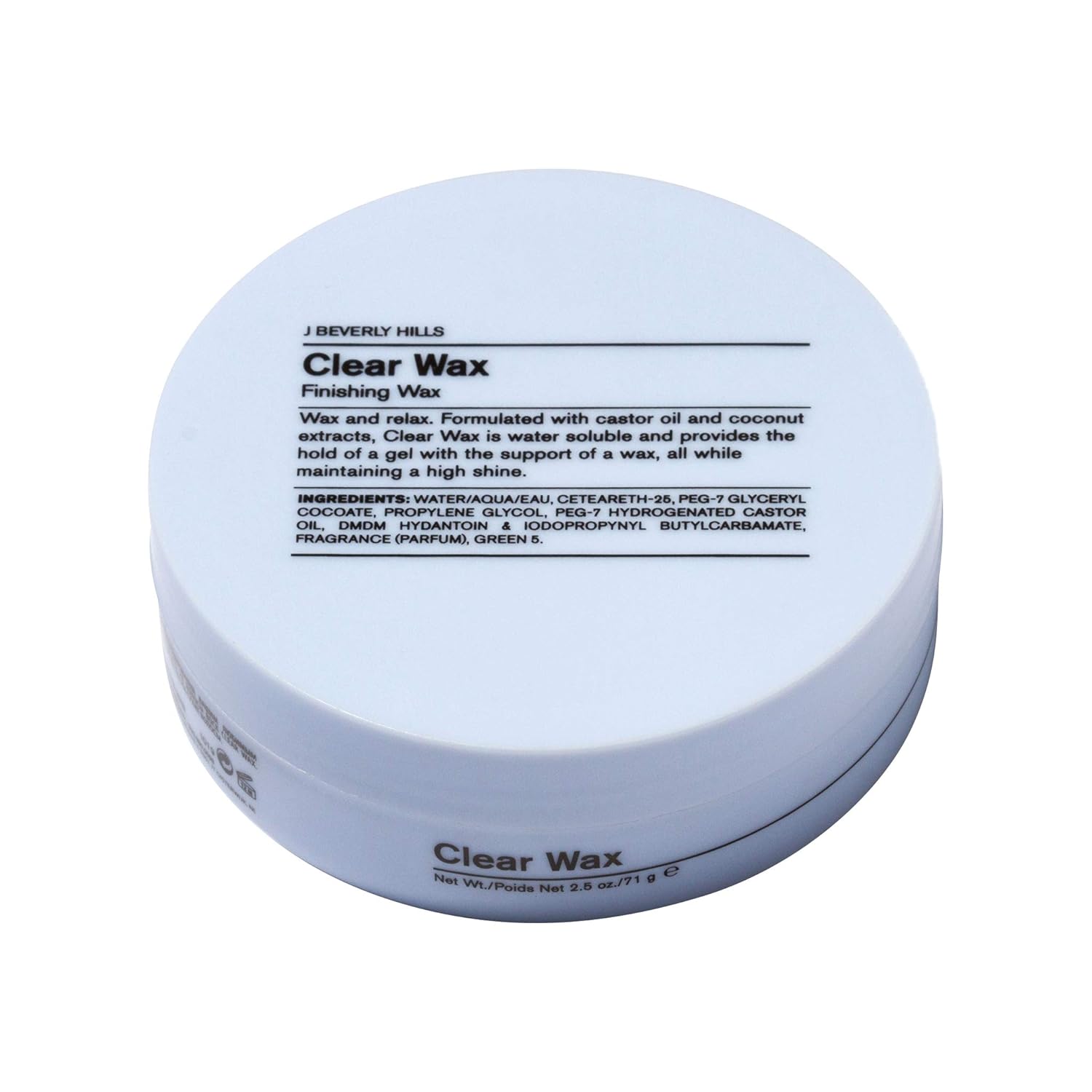 J Beverly Hills - Clear Wax - 71g