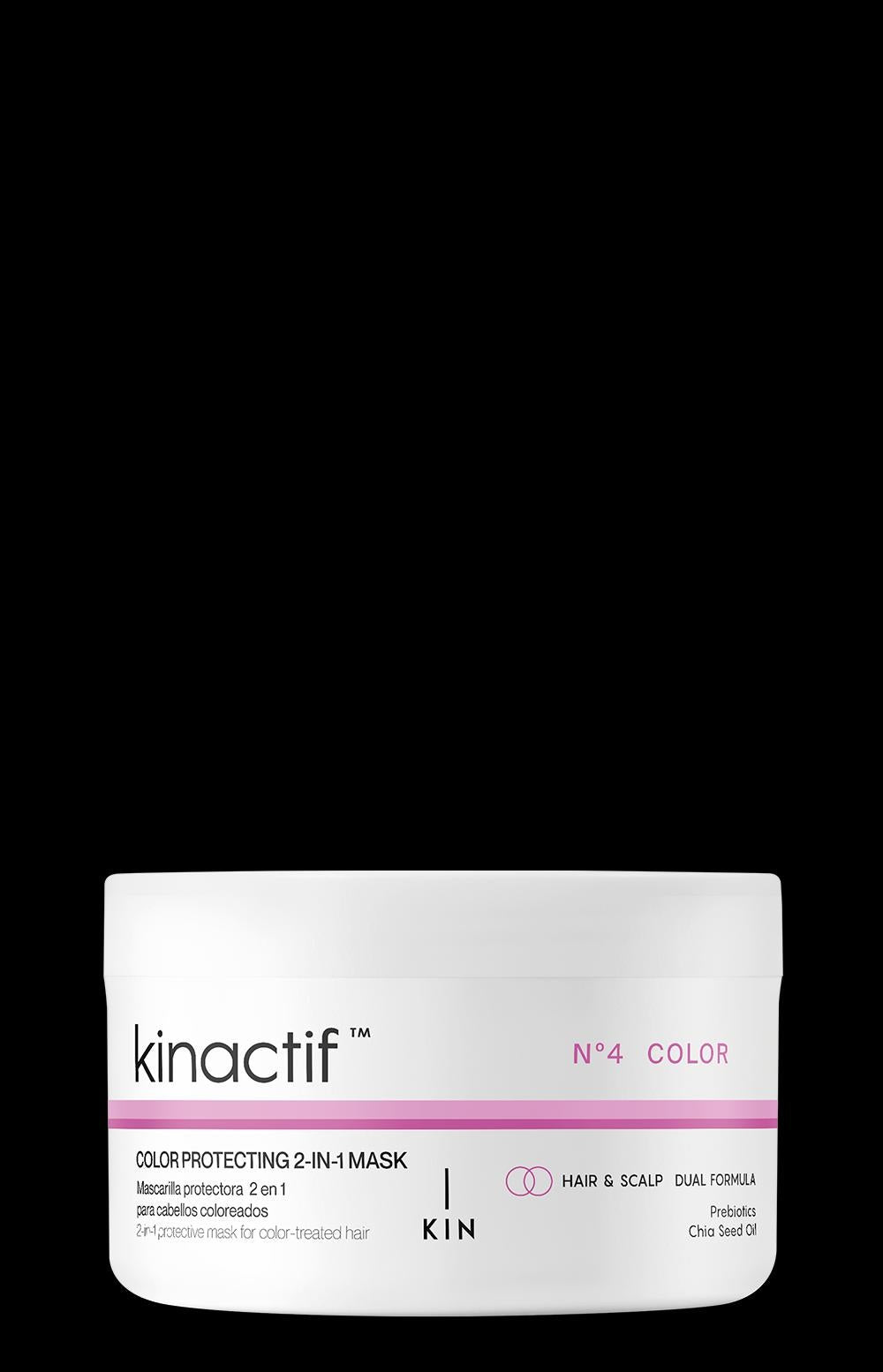 Kin Cosmetics - Kinactif Nº4 Color Color Protecting 2-in-1 Mascarilla