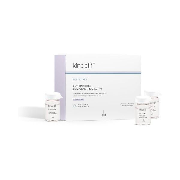 Kin Cosmetics - Kinactif Nº8 Scalp Anti-Hair Loss Complexe Trico-Active - 10x6ml