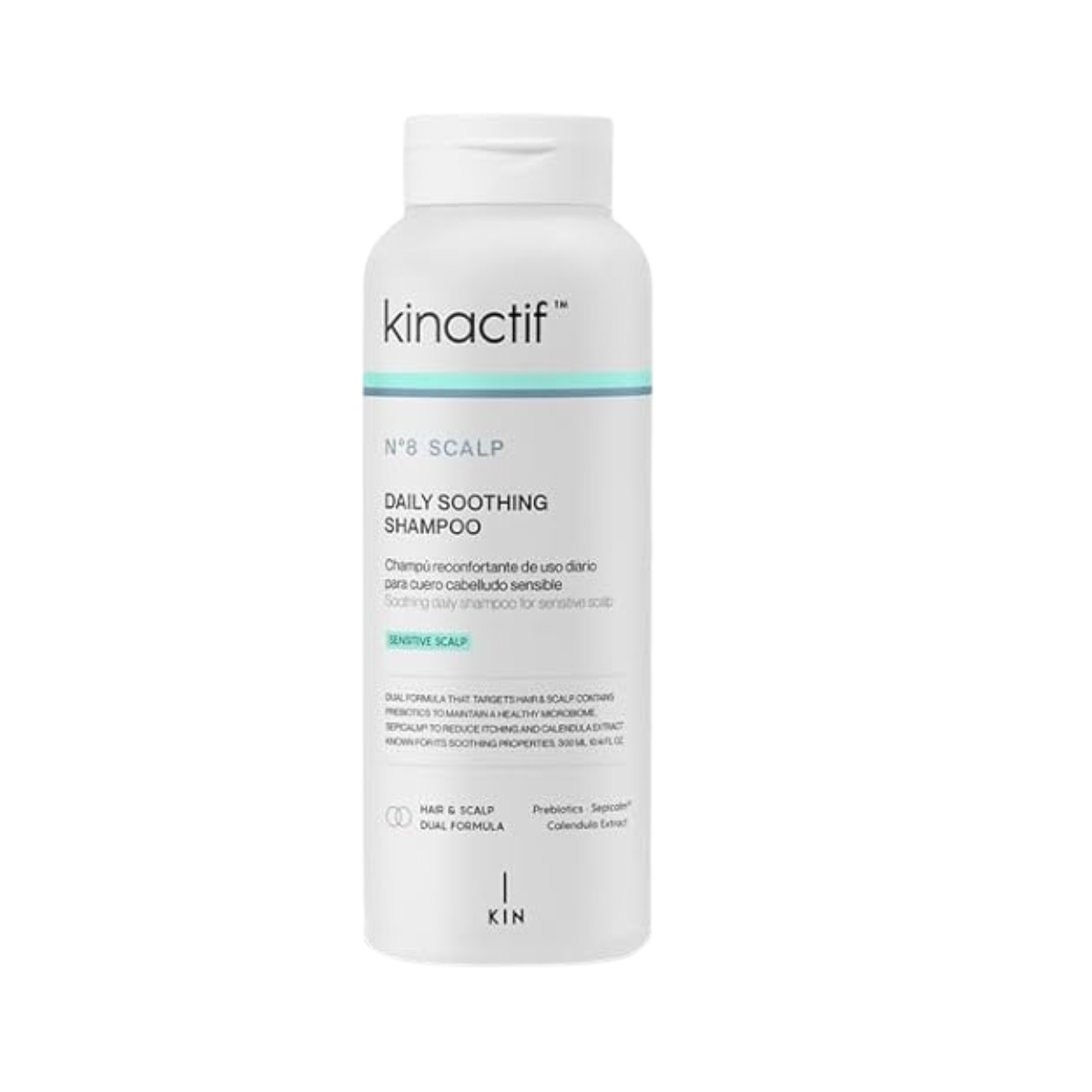 Kin Cosmetics - Kinactif Nº8 Scalp Daily Soothing Champú - 300ml
