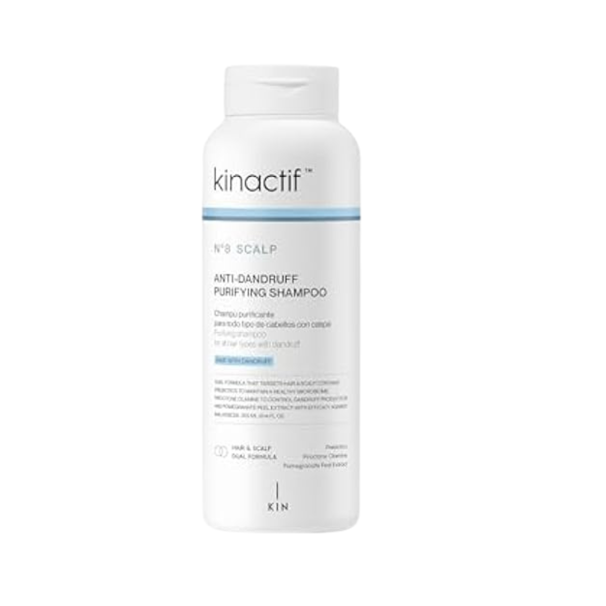 Kin Cosmetics - Kinactif Nº8 Scalp Anti-Dandruff Purifying Champú - 300ml