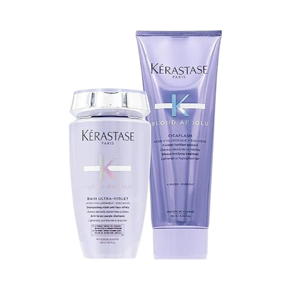 Kérastase - Blond Absolu Bain Ultra-Violet Pack Champú Bain Ultra-Violet 250 ml + Acondicionador