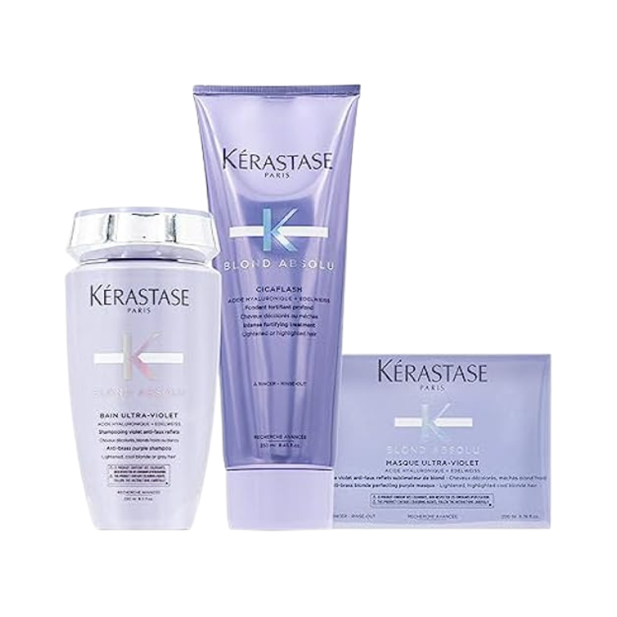 Kérastase - Pack Neutralizador Blond Absolu Bain Ultra-Violet 250 ml + Acondicionador Cicaflash