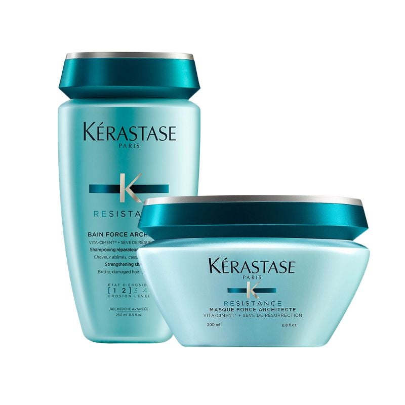 Kérastase - Résistance Bain Force Architecte 250 ml + Masque Force Architecte 200 ml