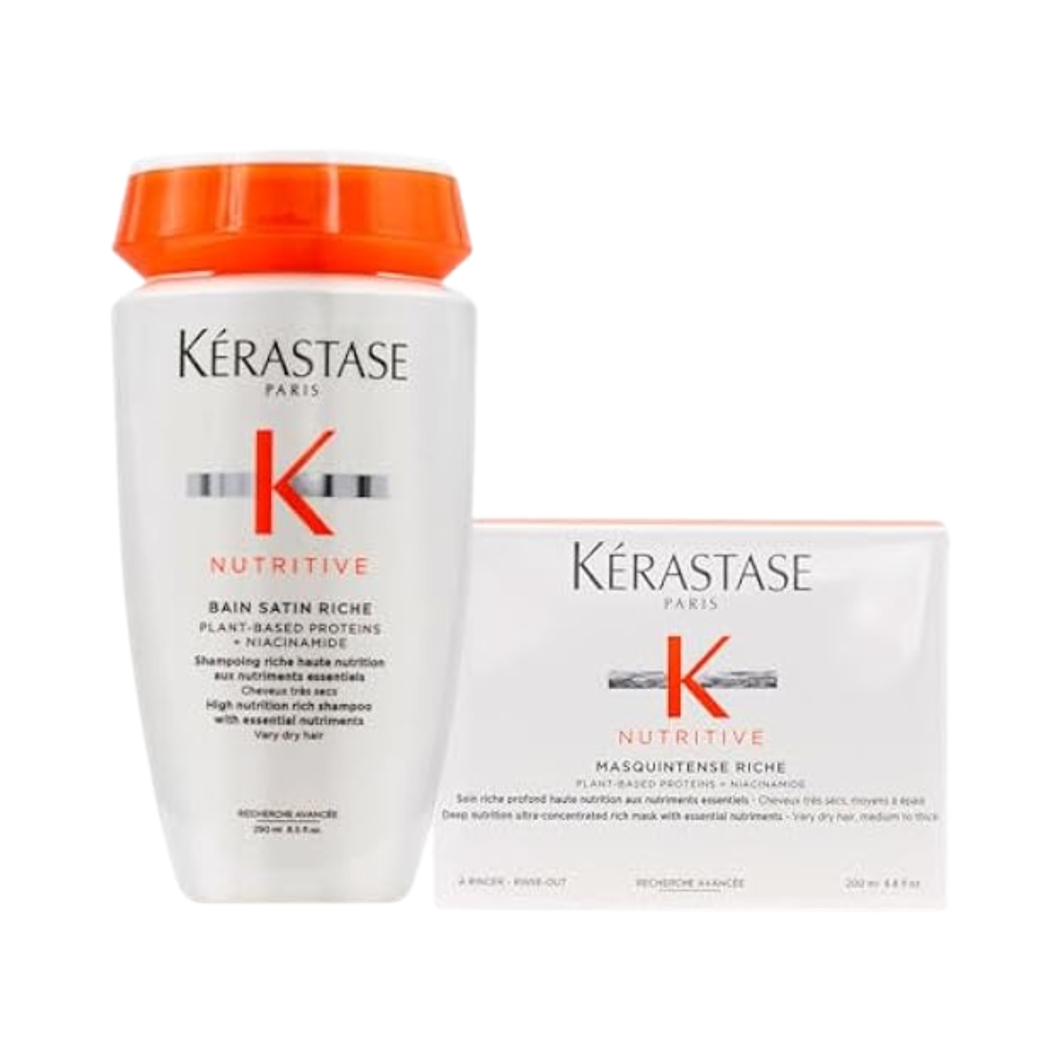 Kérastase - Nutritive Kit Cabello Seco Champú 250 ml + Máscara Cabello Grueso 200 ml