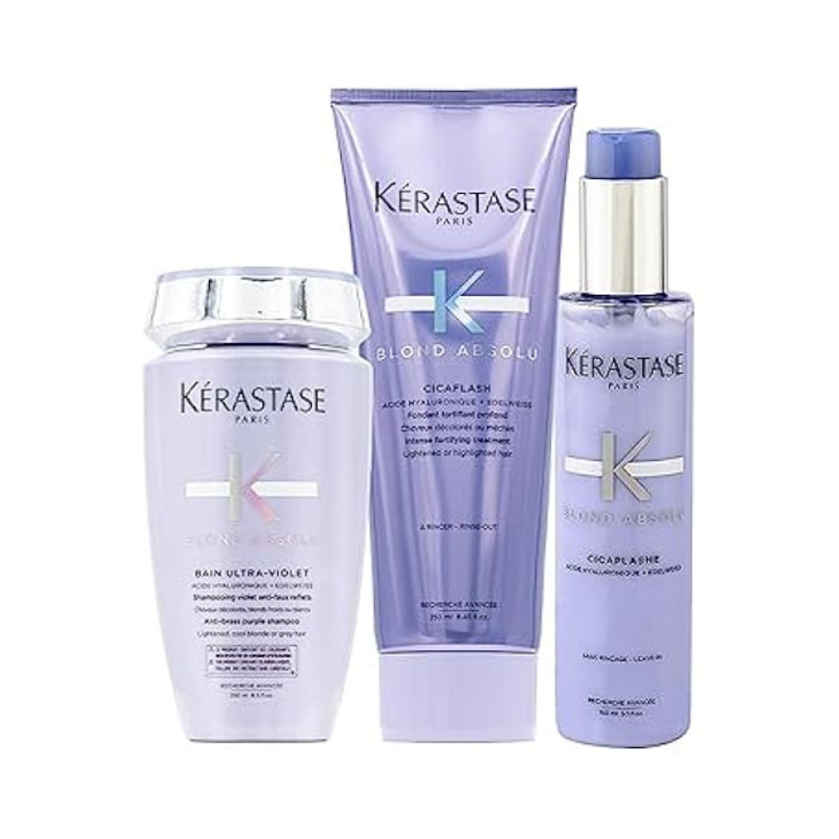 Kérastase - Blond Absolu - Pack Bain Ultra-Violet + Cicaflash + Cicaplasme
