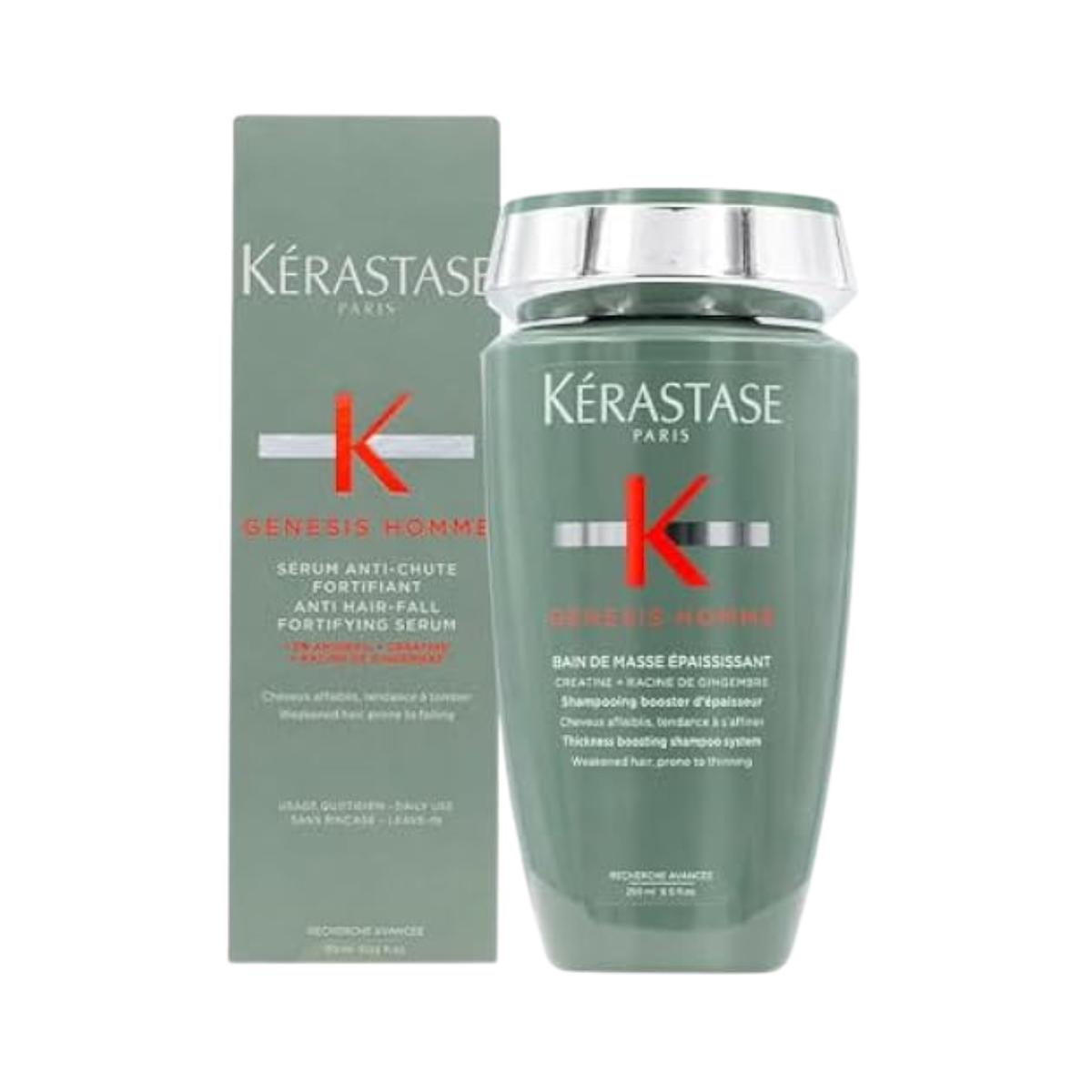 Kérastase - Genesis Homme - Pack Sérum + Bain de Masse Épaississant - 90ml + 250ml
