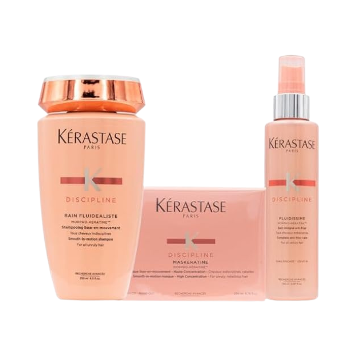 Kérastase - Discipline - Pack Bain + Masque + Spray - 250ml + 200ml + 150ml