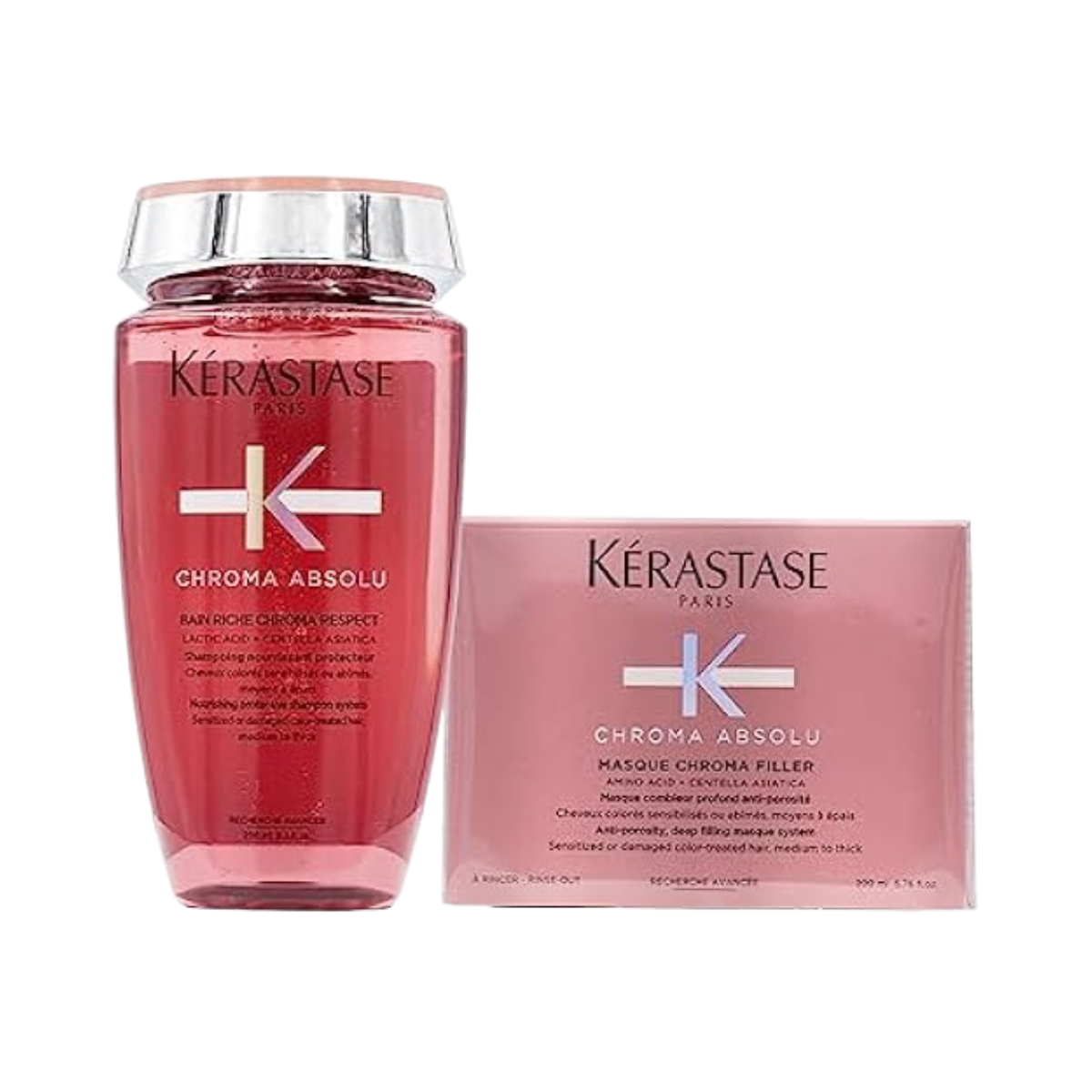 Kérastase - Chroma Absolu - Pack Bain Riche Chroma + Masque Chroma Filler - 250ml + 200ml
