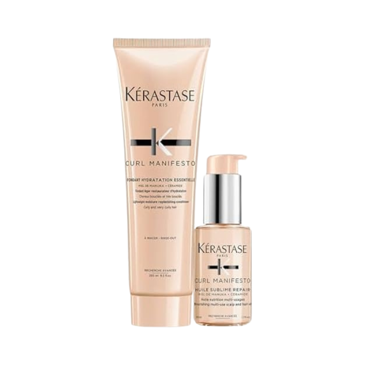 Kérastase - Curl Manifesto - Pack Fondant Hydratation Essentielle + Huile Précieuse - 250ml + 50ml