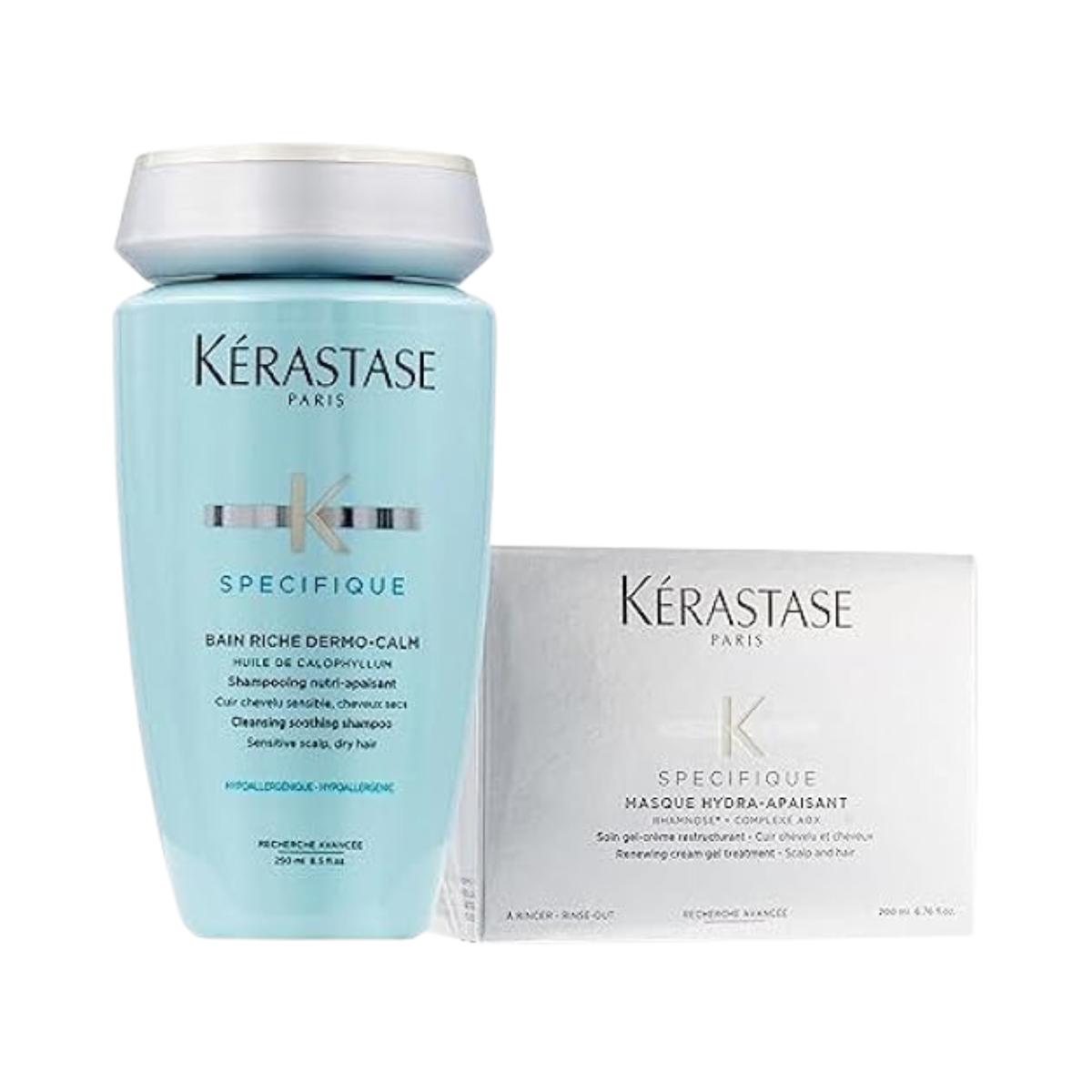 Kérastase - Spécifique - Pack Bain Riche Dermo-Calm + Masque Hydra-Apaisant - 250ml + 200ml