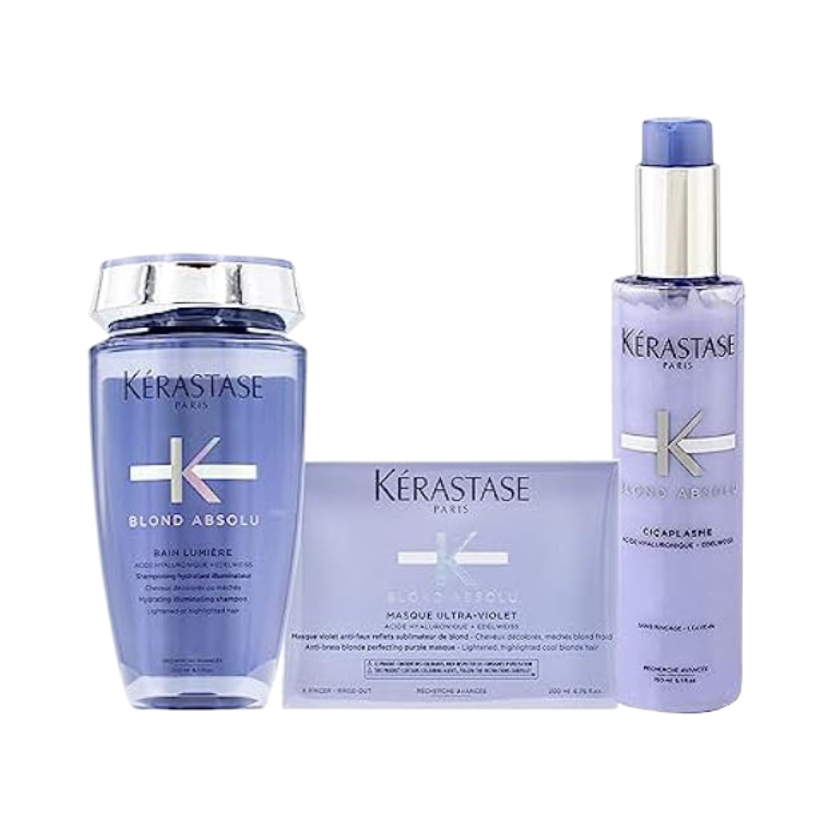 Kérastase - Blond Absolu - Pack Bain Lumière + Masque Ultra-Violet + Cicaplasme - 250ml + 200ml + 150ml