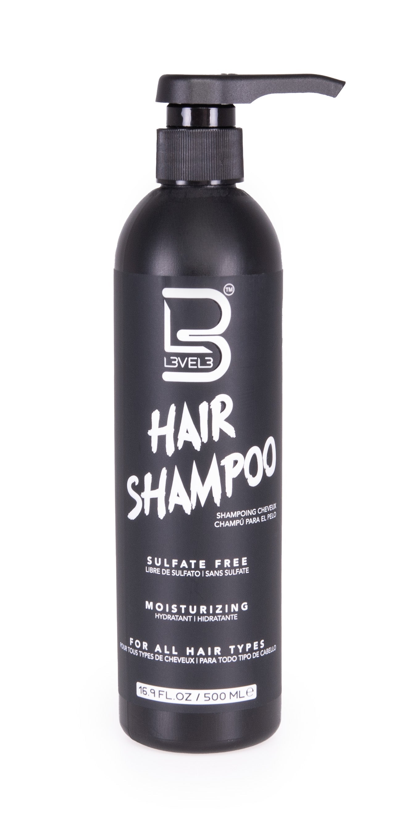 L3VEL3 - Champú Reparador Sin Sulfatos - 500ml