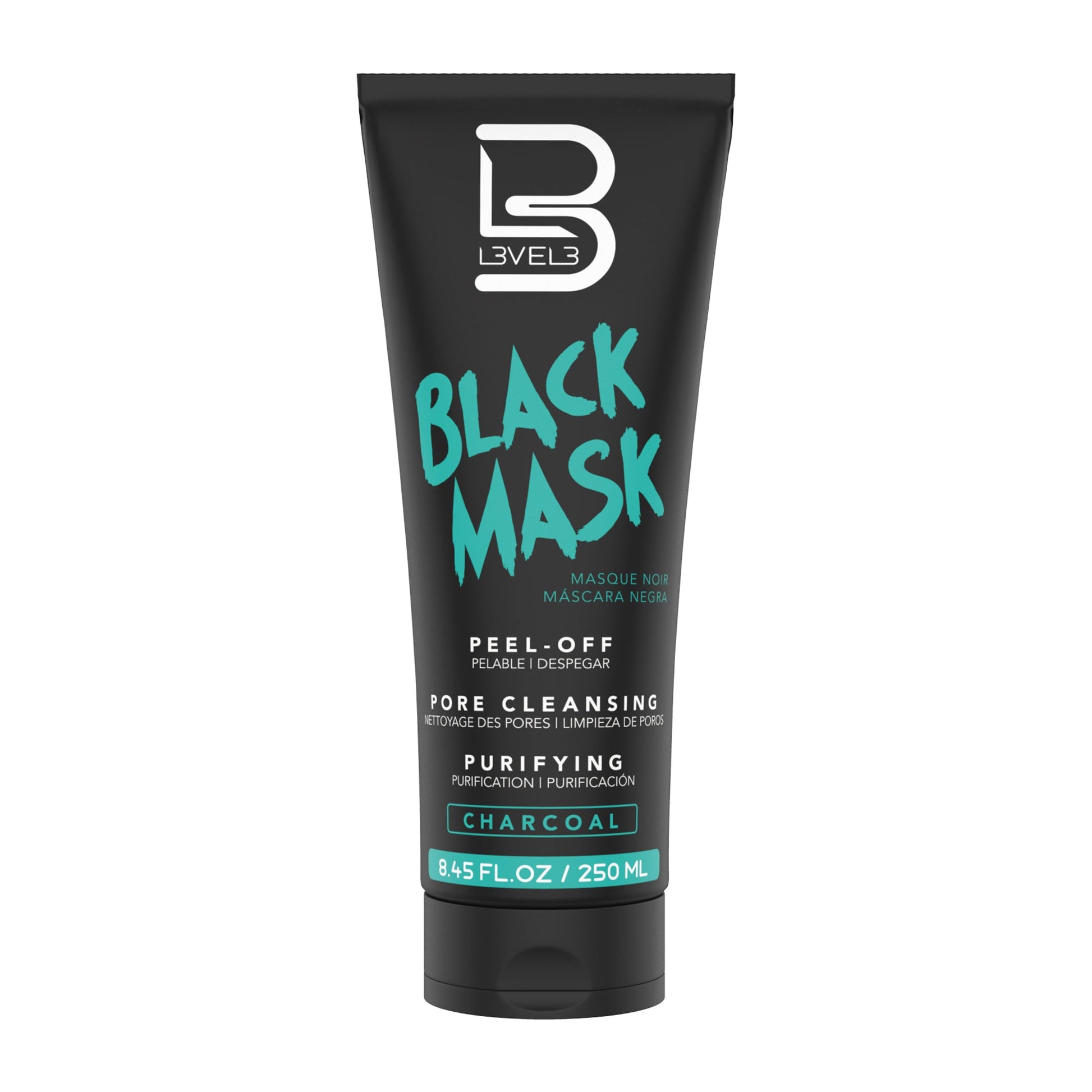 L3VEL3 - Mascarilla Facial Carbón Vegetal Negra - 250ml