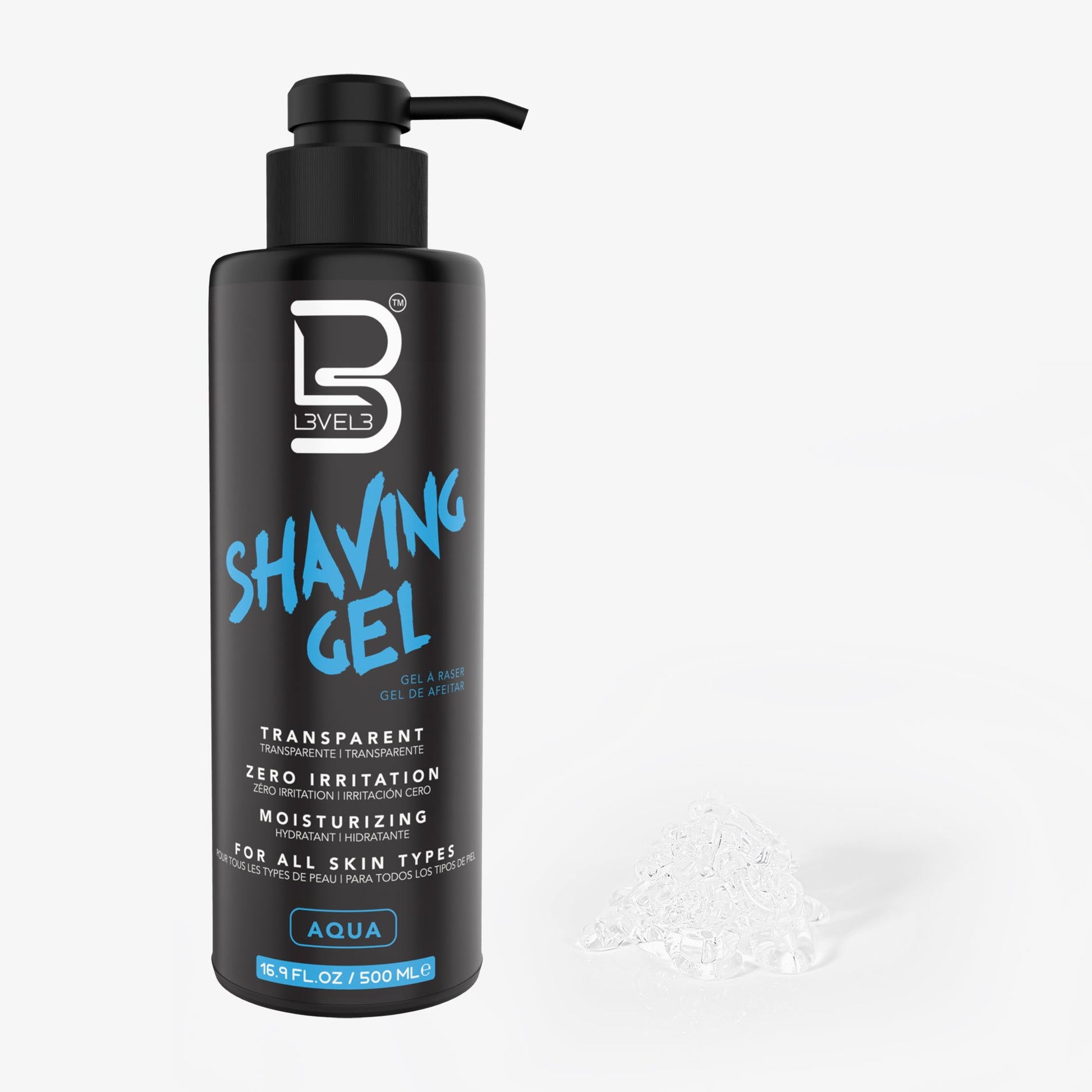 L3VEL3 - Shaving Gel Aqua - 500ml