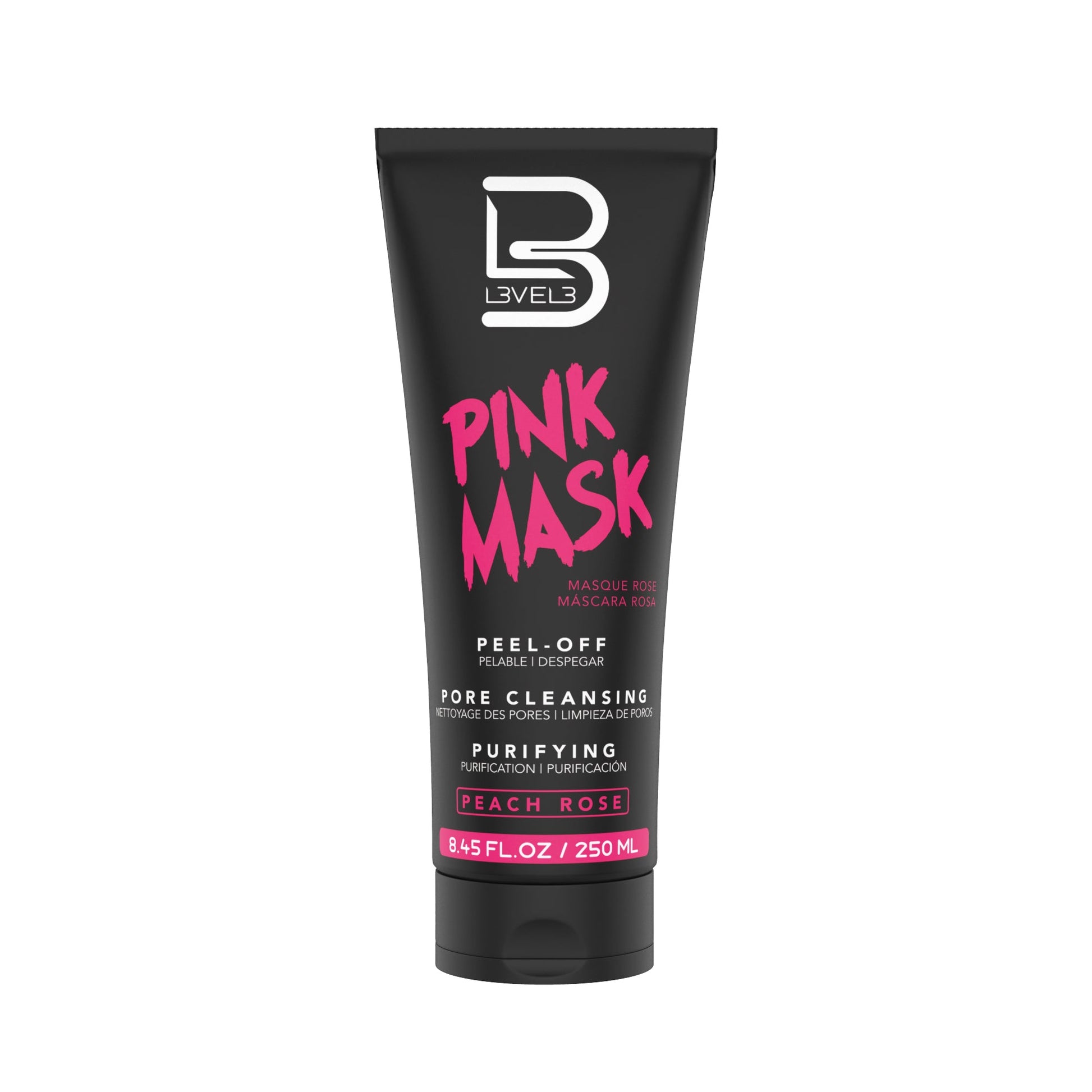L3VEL3 - Mascarilla Facial Caolín Rosa - 250ml