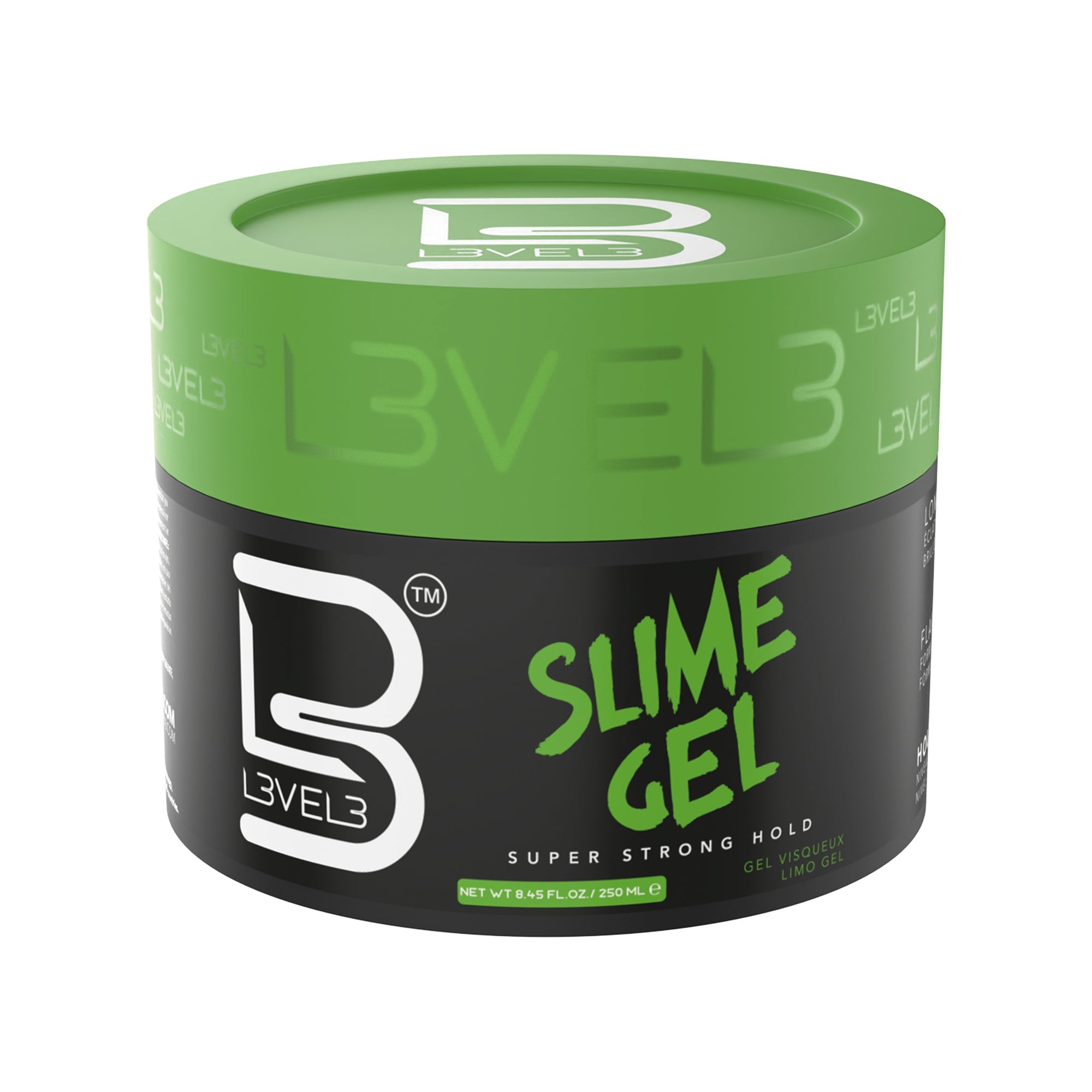 L3VEL3 - Gel Fijación Fuerte con Aceite de Ricino - 250ml