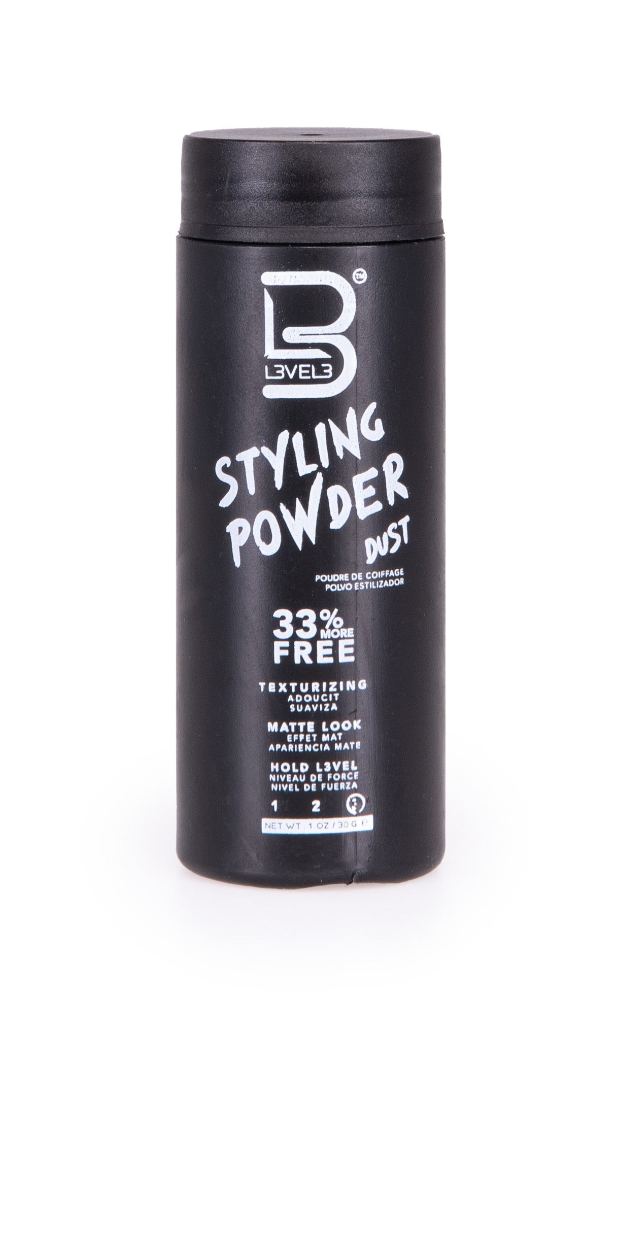 L3VEL3 - Polvos de Peinado Extra Fuerte - 30g