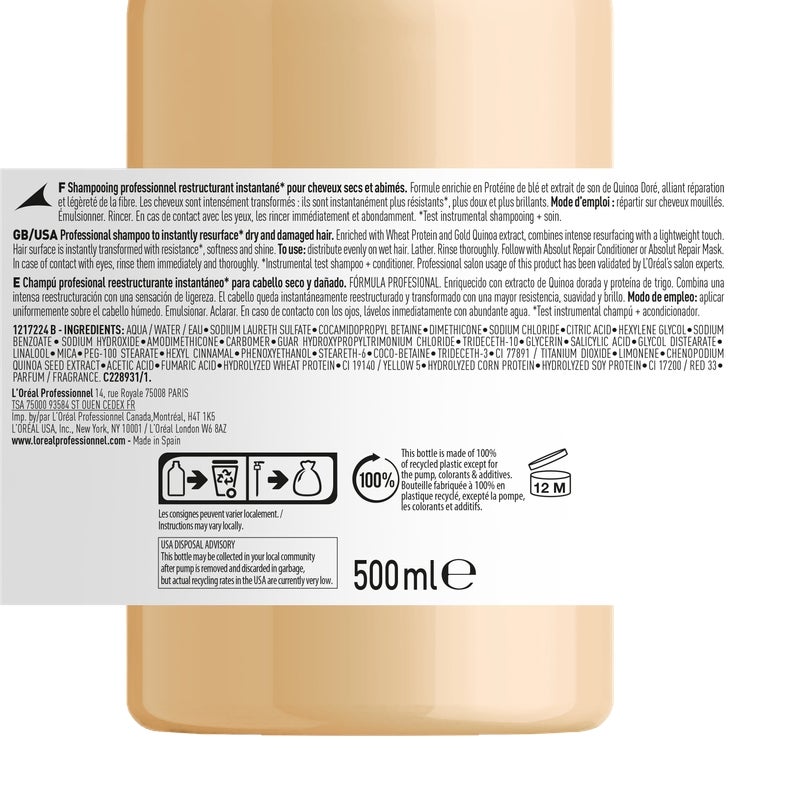 L’Oréal Professionnel - Absolut Repair Gold Champú