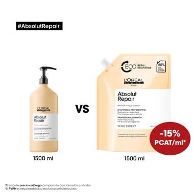 L’Oréal Professionnel - Refill - Absolut Repair Gold Champú - 1500 ml