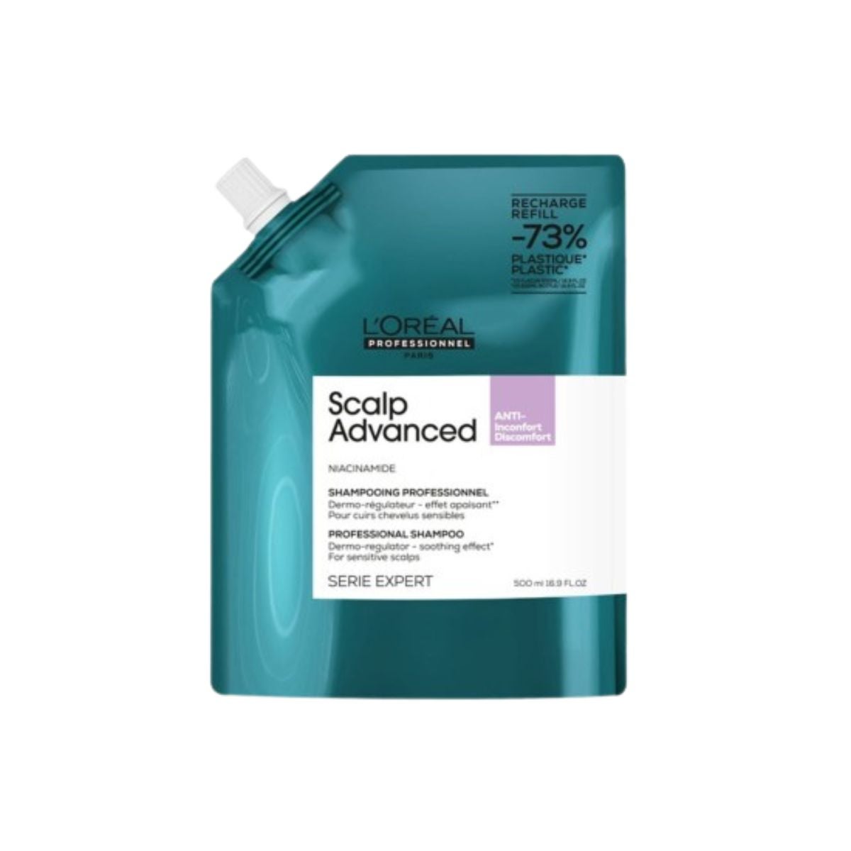 L’Oréal Professionnel - Refill Champú Scalp Advanced Anti Malestar - 500 ml