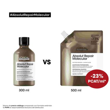 L’Oréal Professionnel - Refill Champú Absolut Repair Molecular - 500 ml