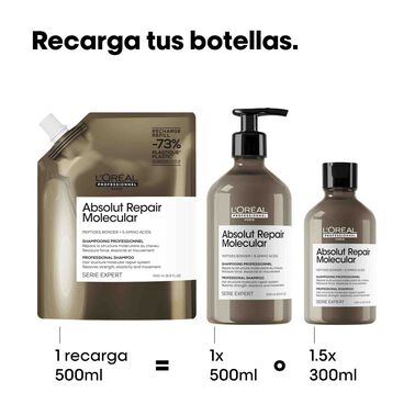 L’Oréal Professionnel - Refill Champú Absolut Repair Molecular - 500 ml