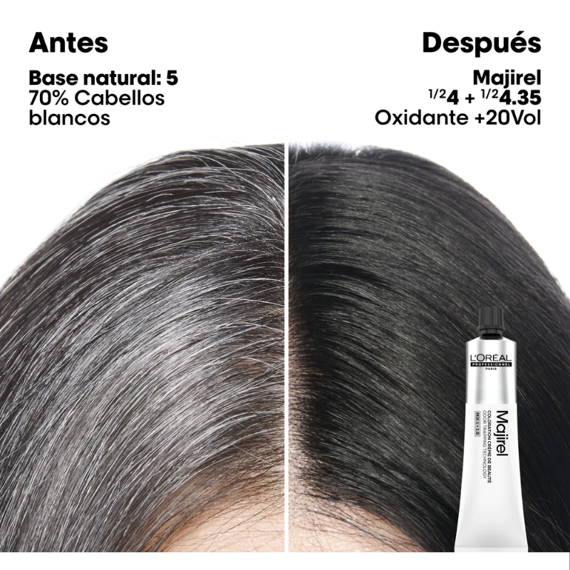L’Oréal Professionnel - Majirel 6.14 Rubio Oscuro Ceniza Cobrizo - 50 ml