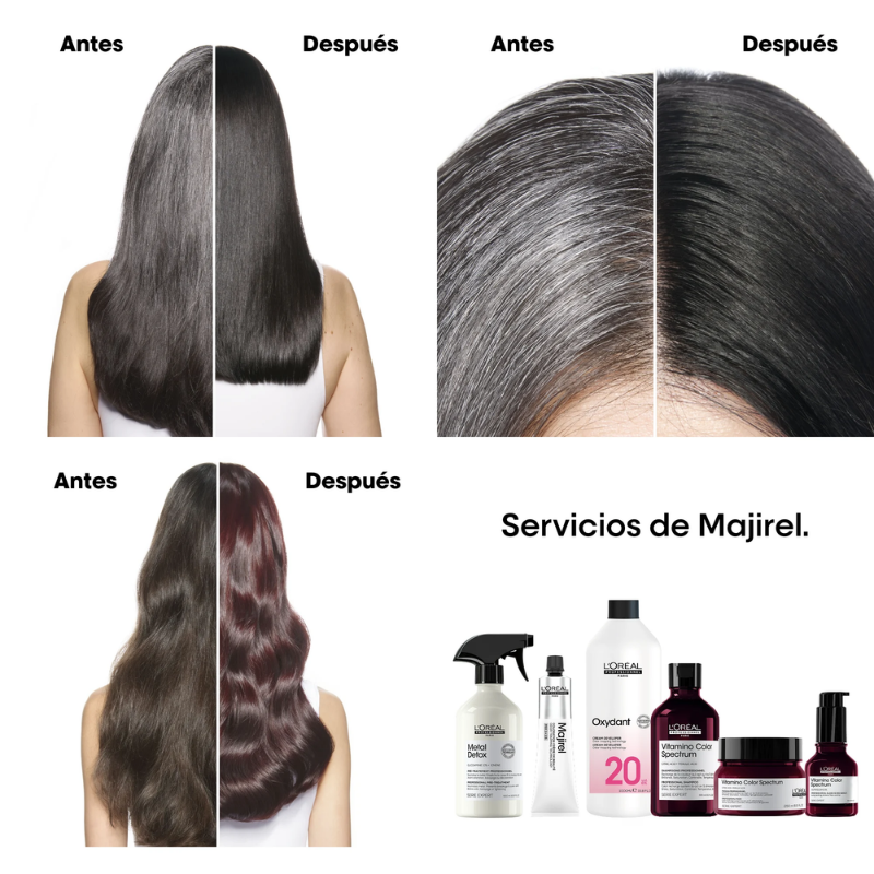 L’Oréal Professionnel - Majirel Absolu 6.26 Rubio Oscuro Irisé Rojo - 50 ml