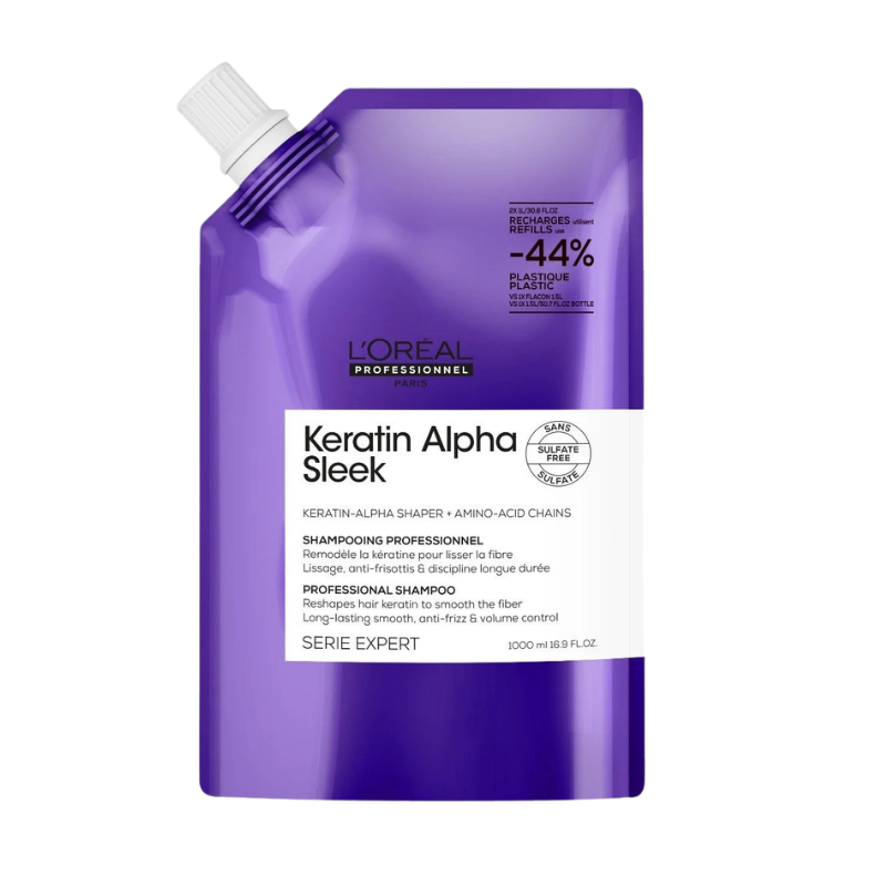 L'Oréal Professionnel - Keratin Alpha Smooth - Champú Refill - 1000ml