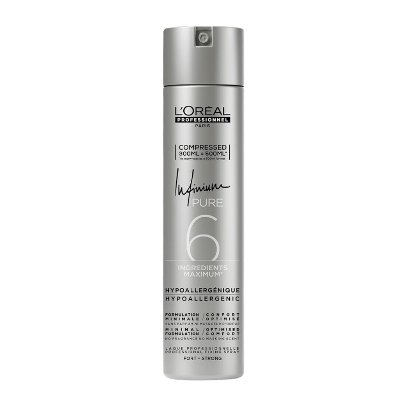 L'Oréal Professionnel - Infinium Pure - Laca Fijación Fuerte - 500ml