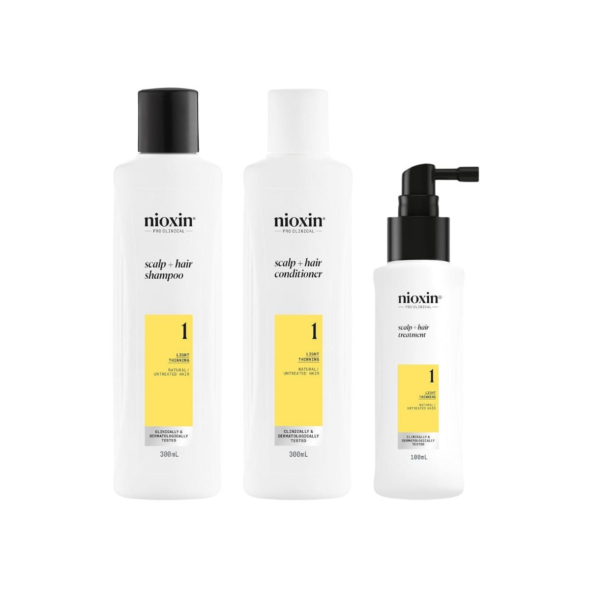 Nioxin - System 1 Kit (Champú + Acondicionador 3 + Tratamiento 1)