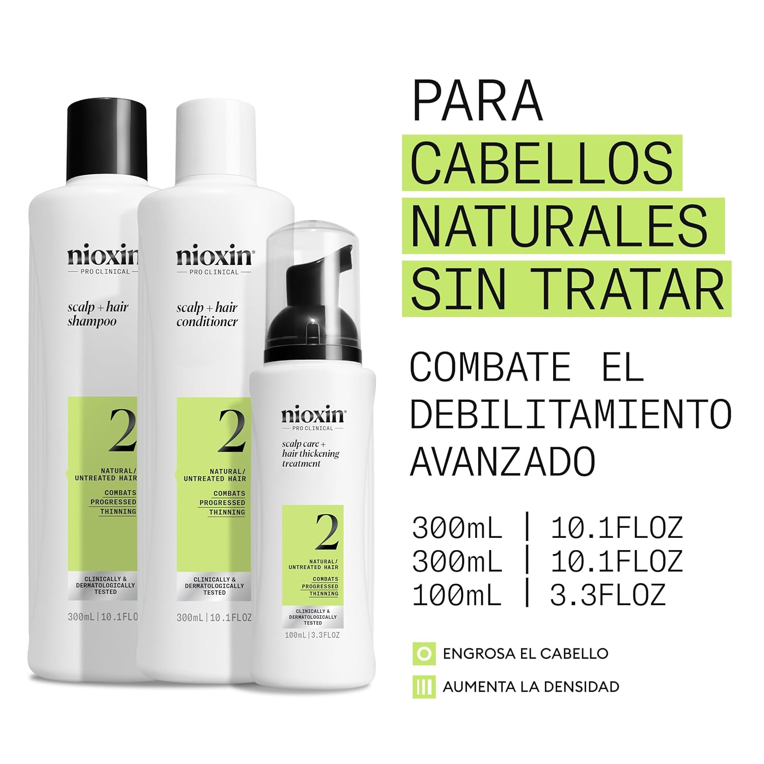 Nioxin - System 1 Kit (Champú + Acondicionador 3 + Tratamiento 1)