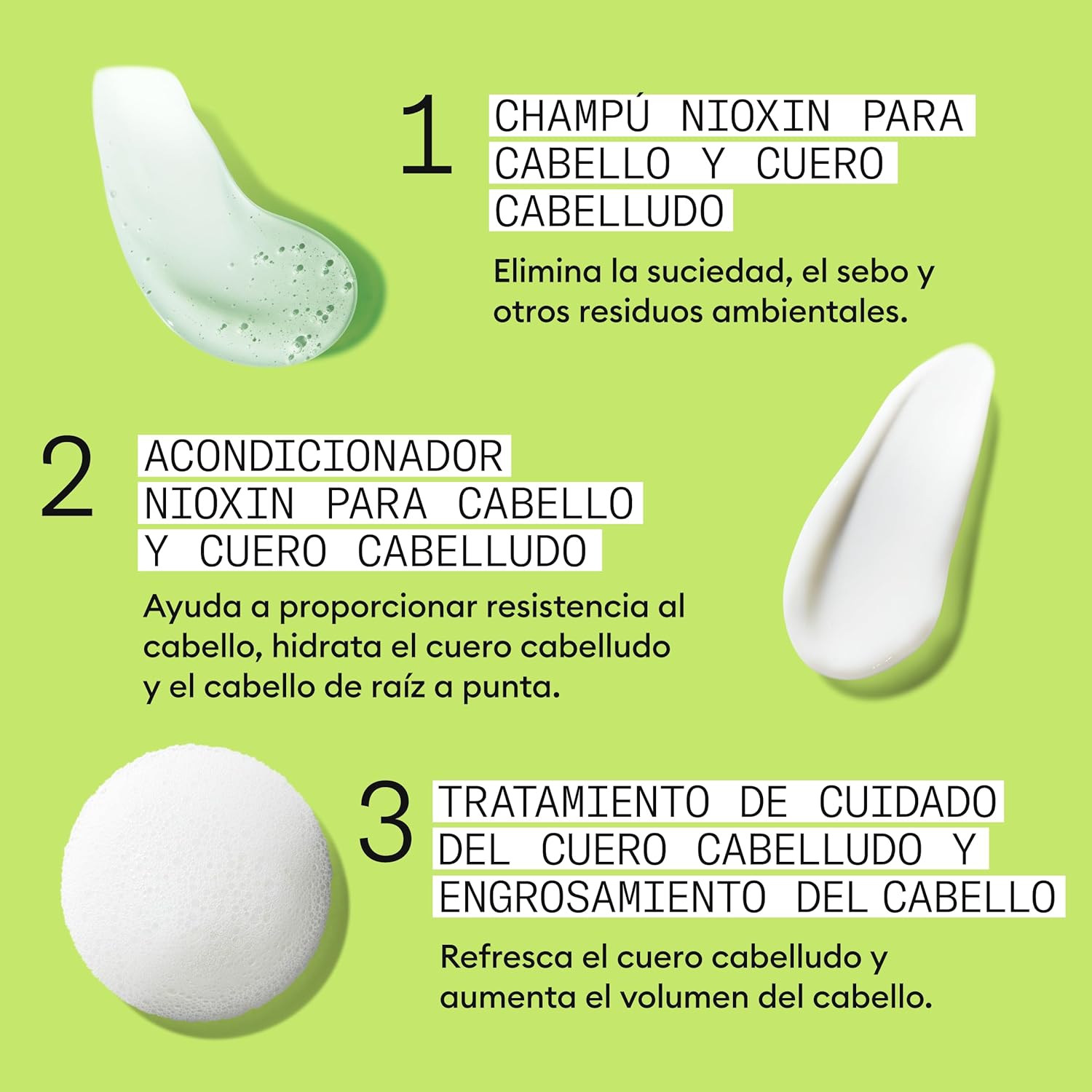Nioxin - System 1 Kit (Champú + Acondicionador 3 + Tratamiento 1)