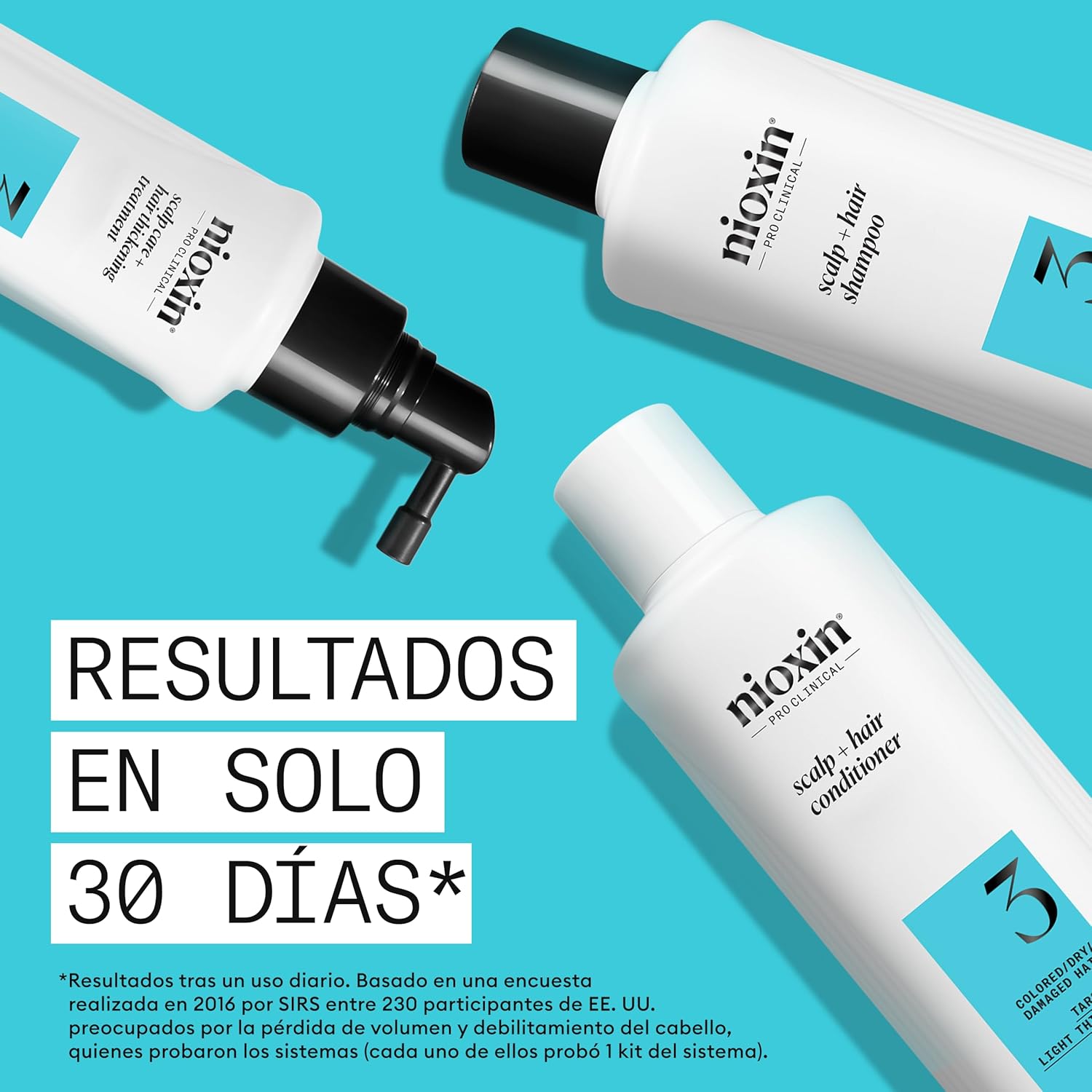 Nioxin - System 1 Kit (Champú + Acondicionador 3 + Tratamiento 1)
