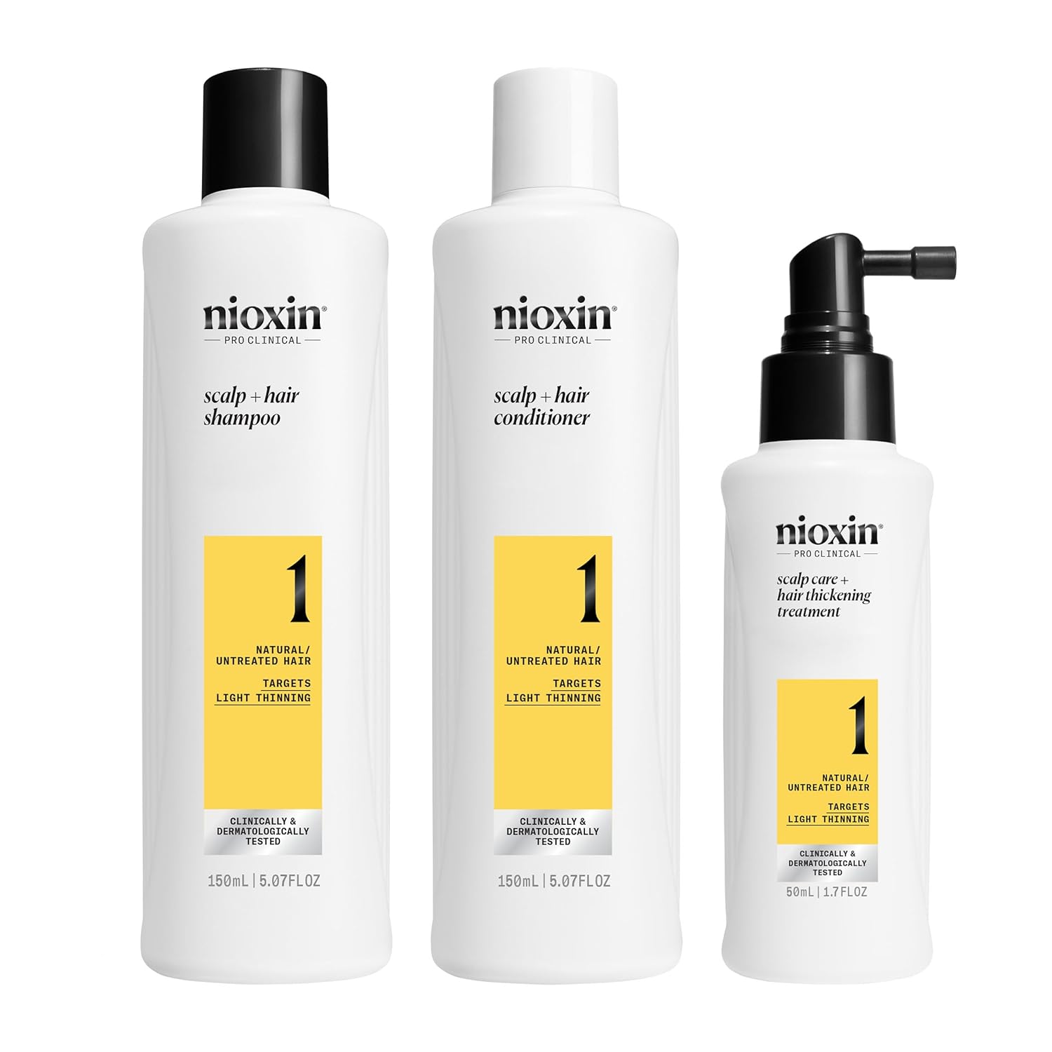 Nioxin - System 1 Kit (Champú 1 + Acondicionador 1 + Tratamiento )