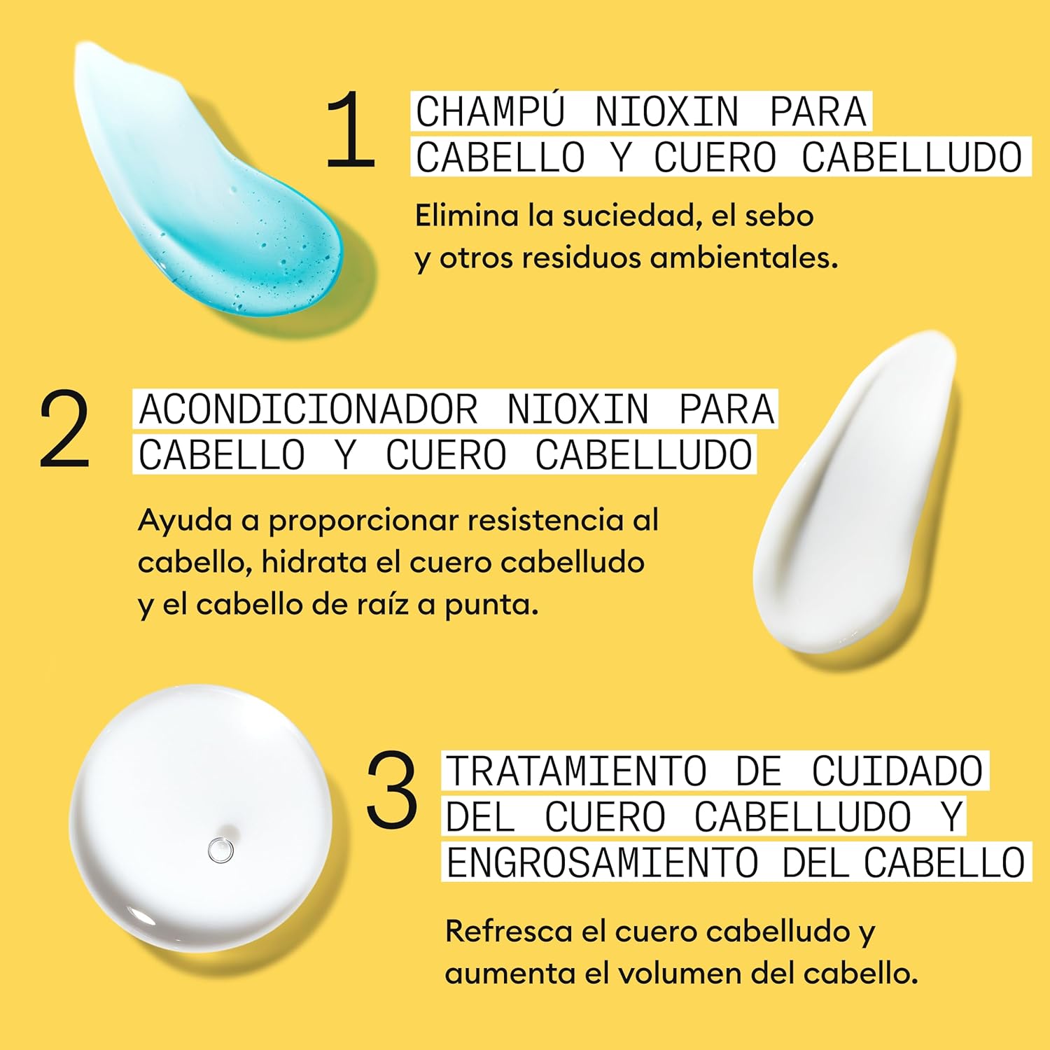 Nioxin - System 1 Kit (Champú 1 + Acondicionador 1 + Tratamiento )