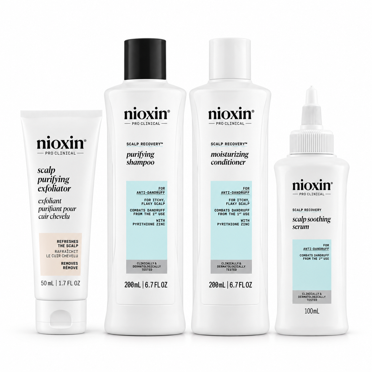 Nioxin - Scalp Recovery - Pack Servicio Purificante Anticaspa