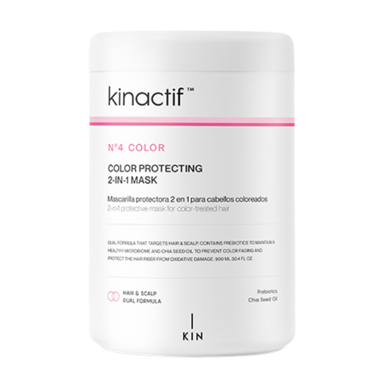 Kin Cosmetics - Kinactif Nº4 Color Color Protecting 2-in-1 Mascarilla