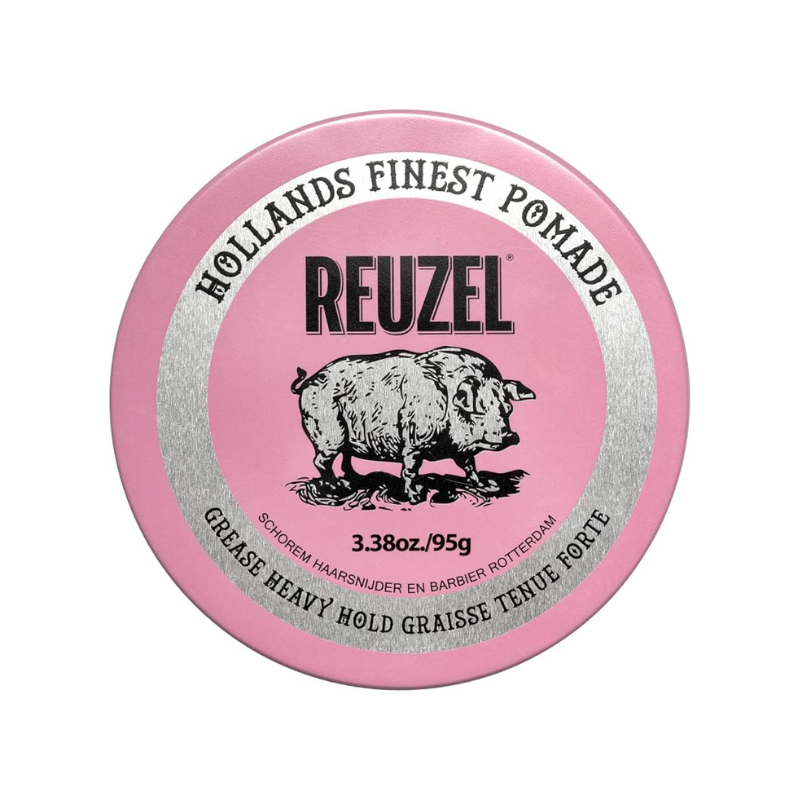 Reuzel - Pomade - Pink Strong Hold Grease - 95g