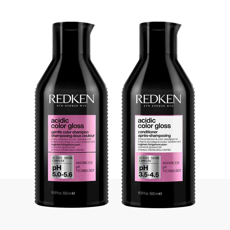Redken - Kit Acidic Color Gloss (Champú + Acondicionador) - 500 ml + 500 ml