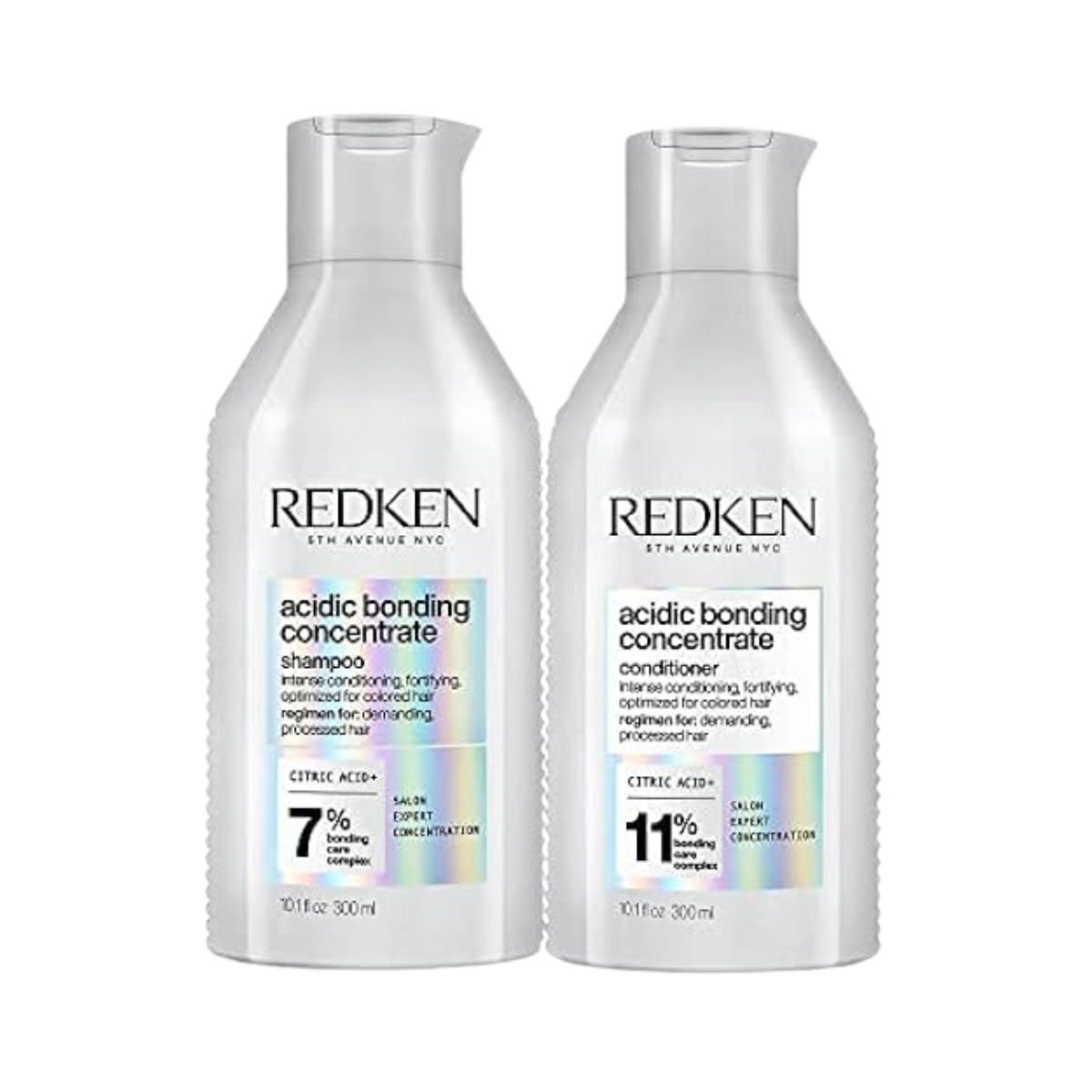 Redken - Acidic Bonding Concentrate - Champú 300 ml + Acondicionador 300 ml
