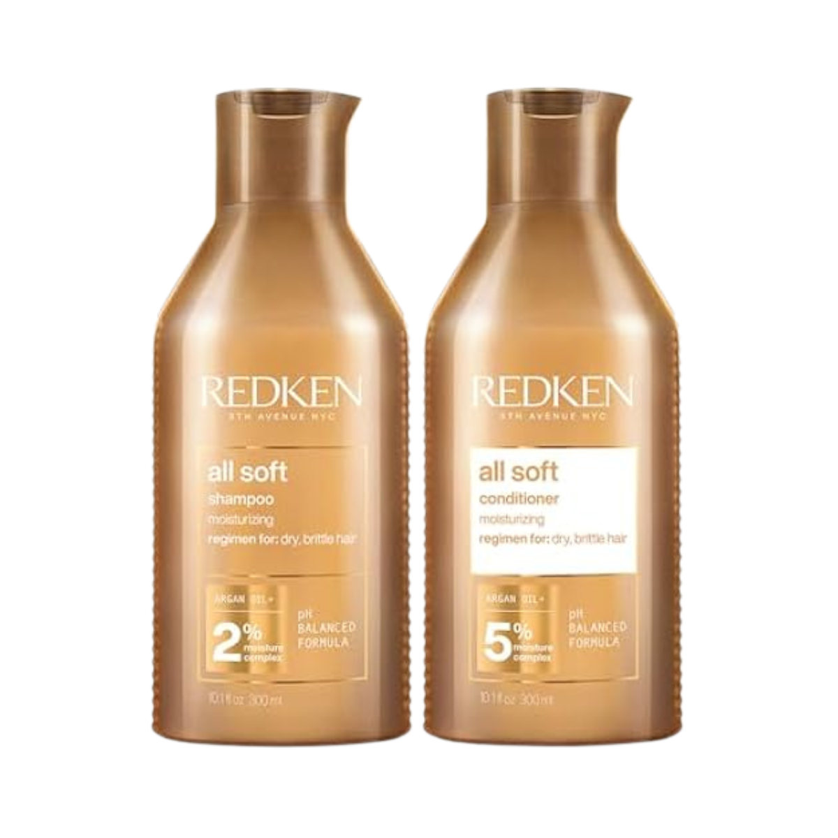 Redken - All Soft - Kit Champú 300 ml + Acondicionador 300 ml