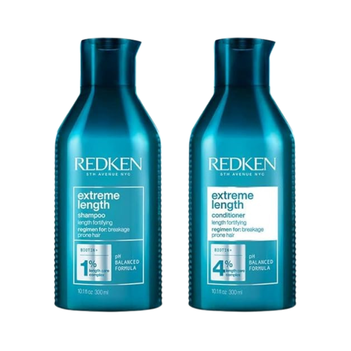 Redken - Extreme Length - Champú 300 ml + Acondicionador 300 ml