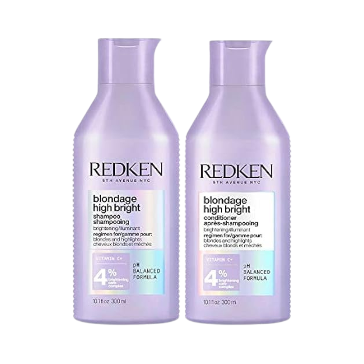 Redken - Blondage High Bright - Champú 300 ml + Acondicionador 300 ml