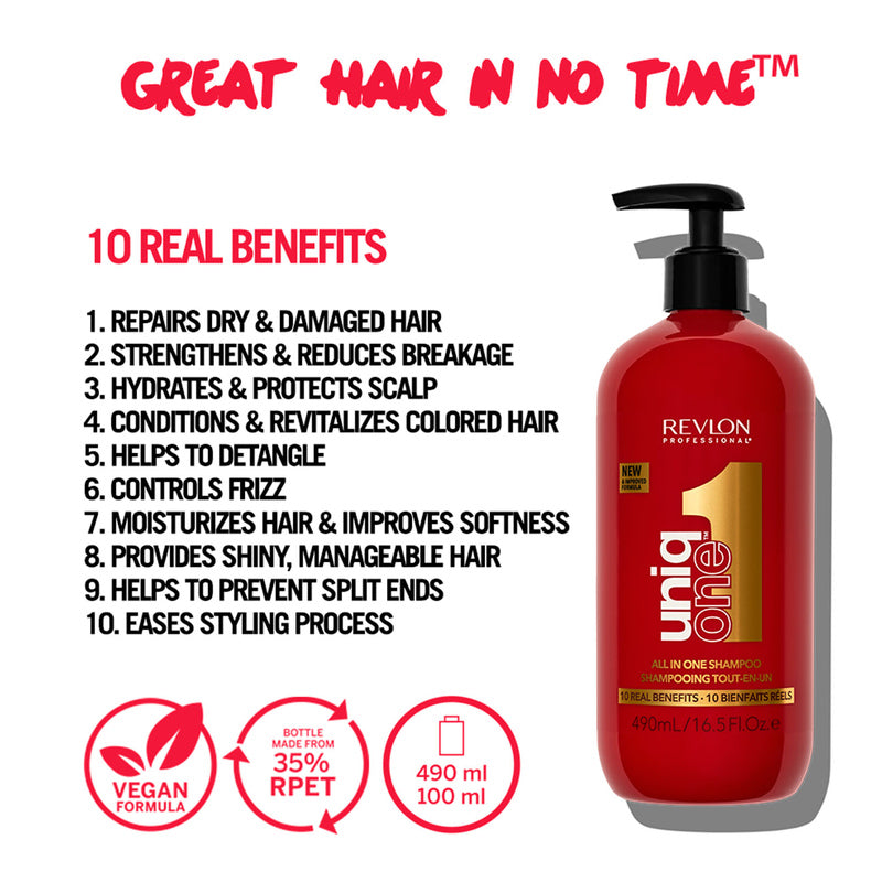Revlon - Uniq One Champú - 490ml