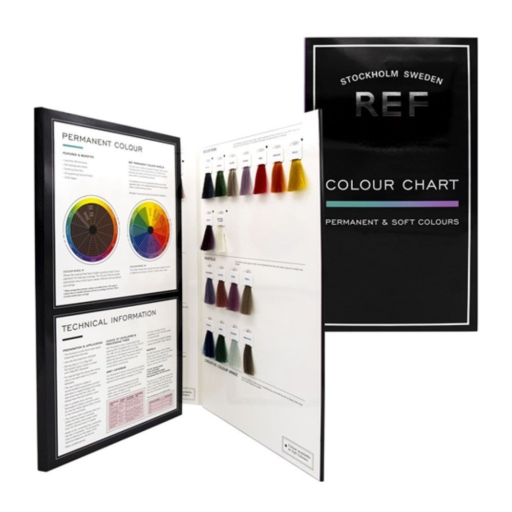 REF Stockholm - Colour Chart Permanent & Soft Colours