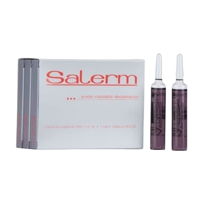 Salerm - Deco Aceite Matizado - 3 estuches x 4 ampollas